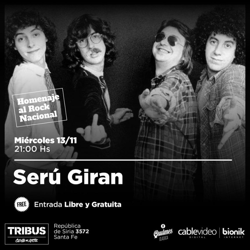13/11 - Homenaje a Ser&uacute; Gir&aacute;n en Tribus
