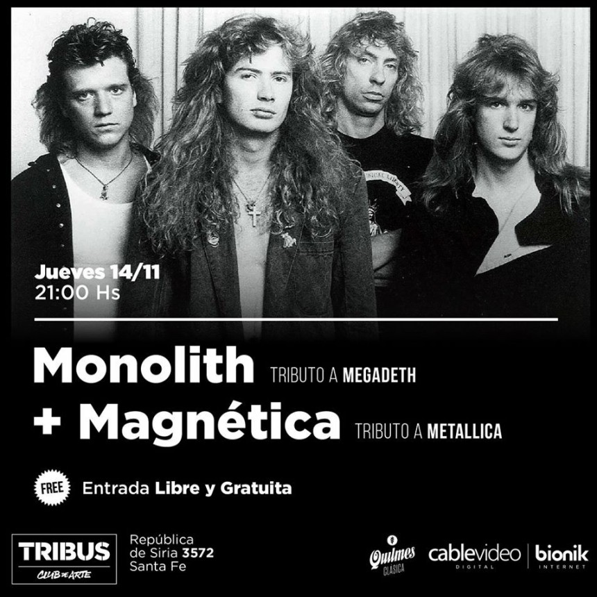 14/11 - Monolith y Magnetica en Tribus