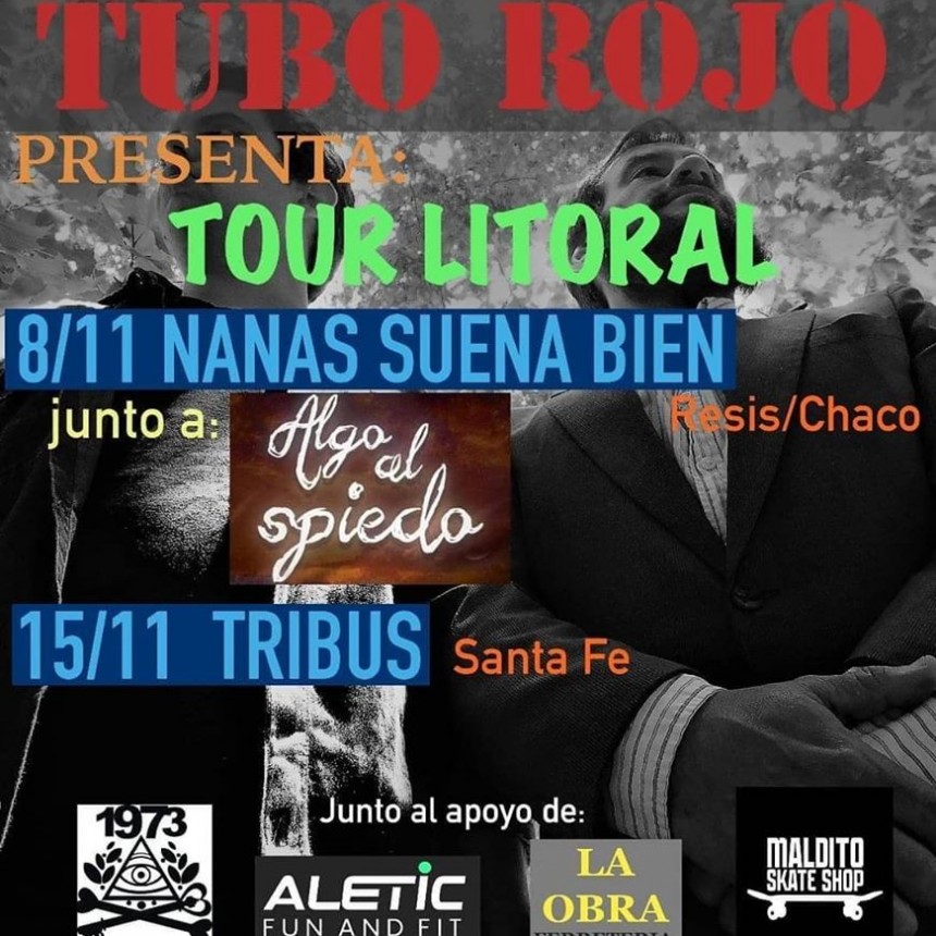 15/11 - TUBO ROJO en Tribus en trasnoche