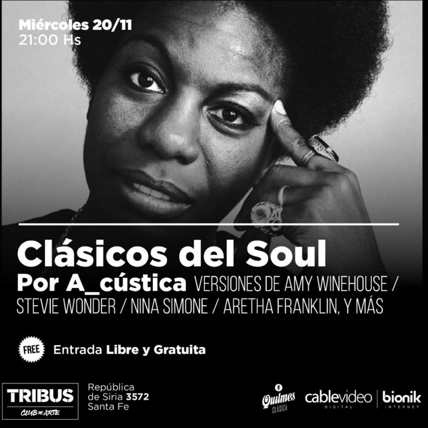 20/11 - CLASICOS DEL SOUL en Tribus