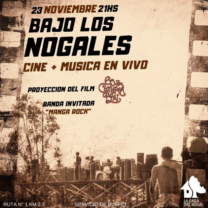 23/11 - Cine bajo las estrellas 65/75 Comarca Beat y Manga Rock