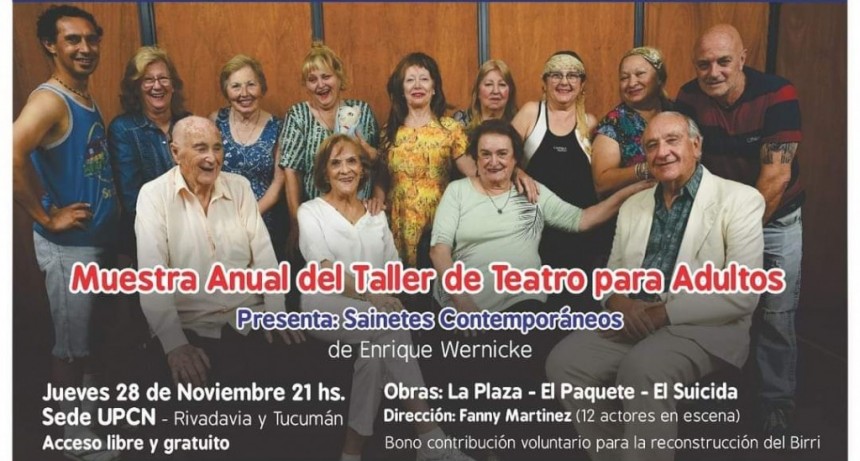 28/11 - Taller De Teatro Upcn