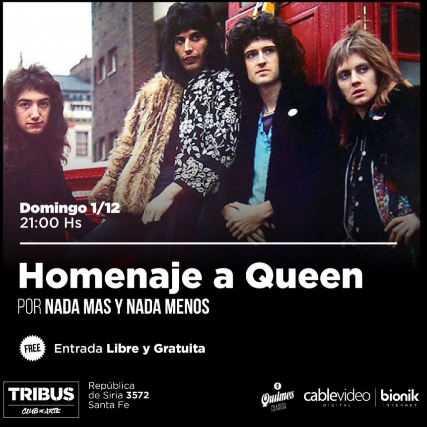1/12 - Tributo a Queen en Tribus
