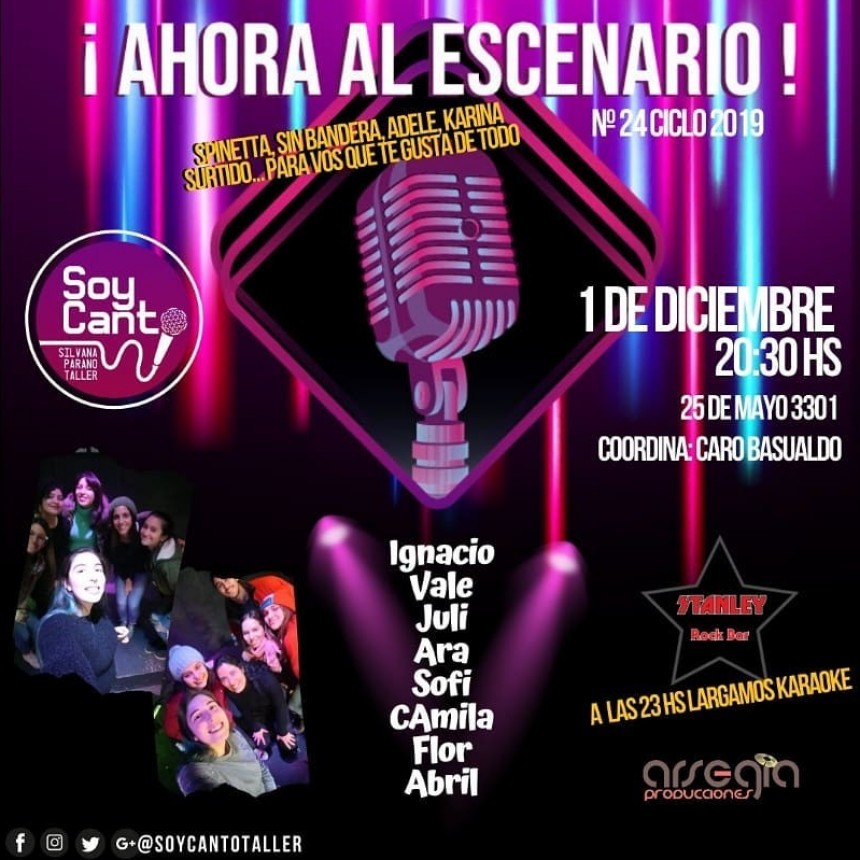 1/12 - Y ahora al escenario!!!!!!!