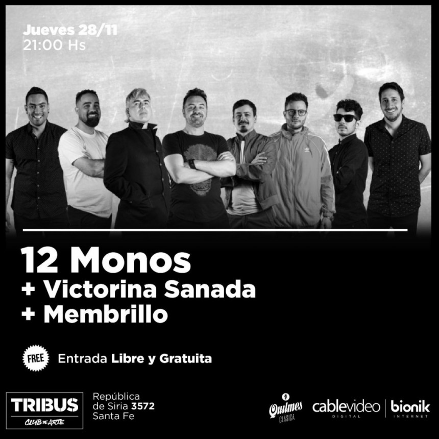 28/11 - 12 MONOS + VICTORINA SANADA + MEMBRILLO 