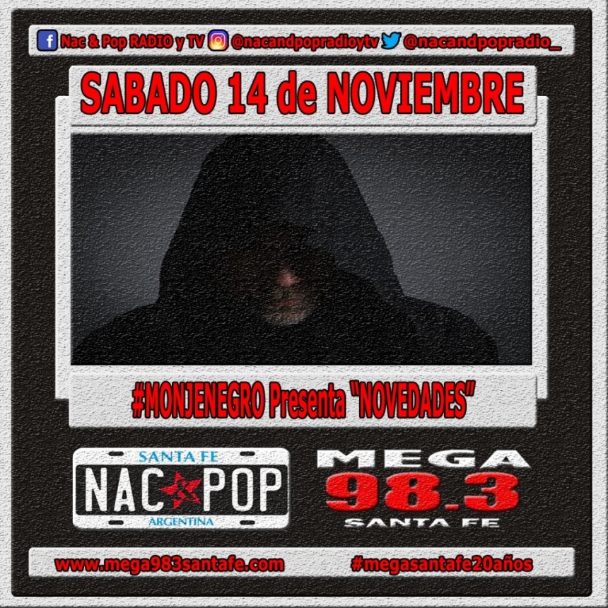 Novedades del Monje Negro en "Nac & Pop" 14/11