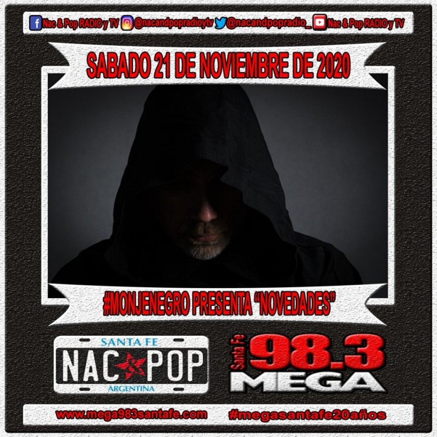 Monje Negro y las novedades en "Nac & Pop" 21/11