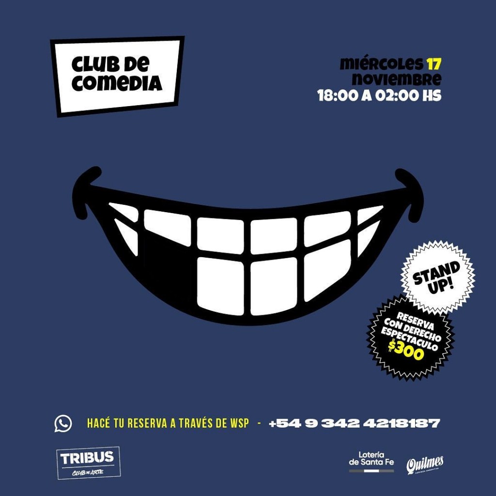 17/11 - Club de la comedia en Tribus