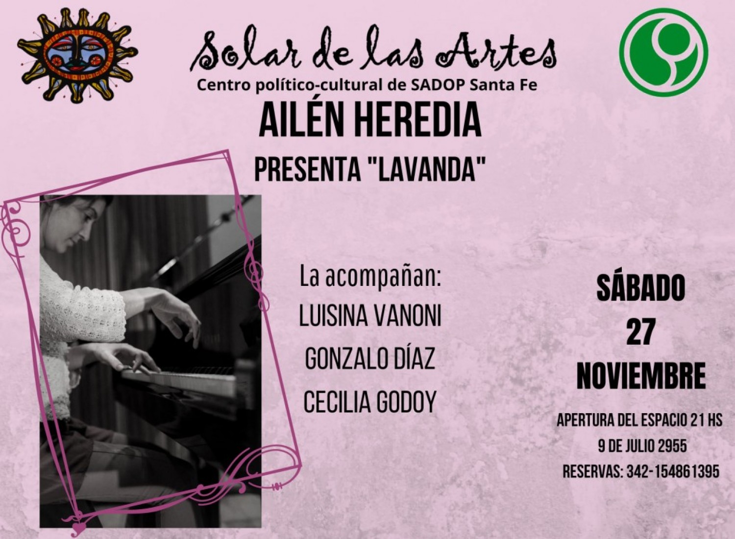 27/11 - AILEN HEREDIA en El Solar