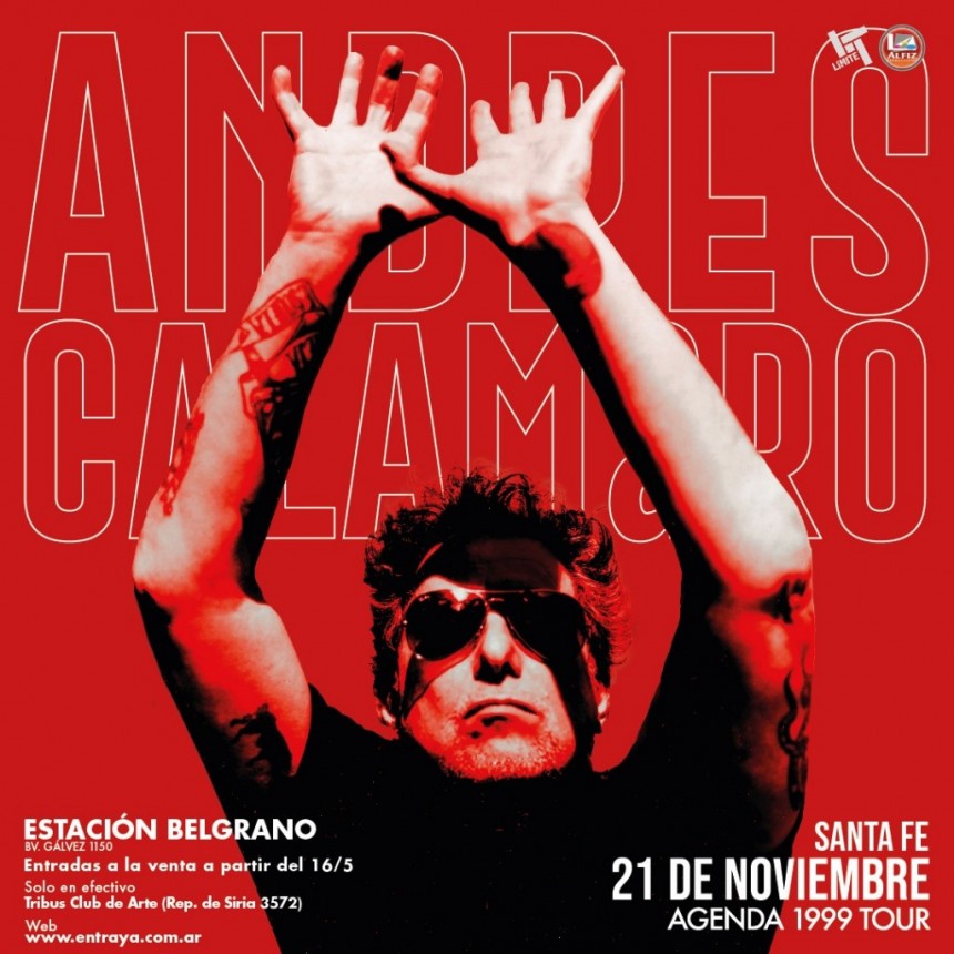 21/11 - Andr&eacute;s Calamaro en Santa Fe