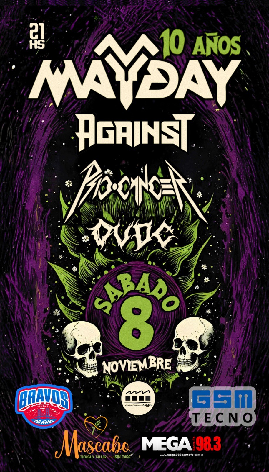 8/11 - MayDAy festeja 10 años!!!!!!!!!!