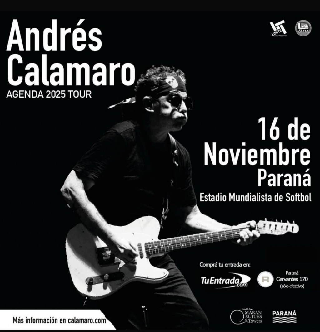 16/11 - Andrés Calamaro en Paraná
