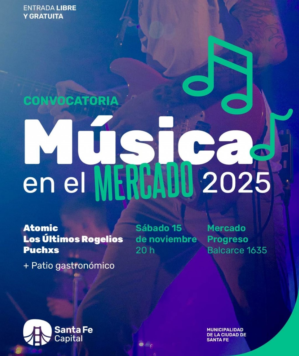 15/11 - Música en el Mercado Progreso