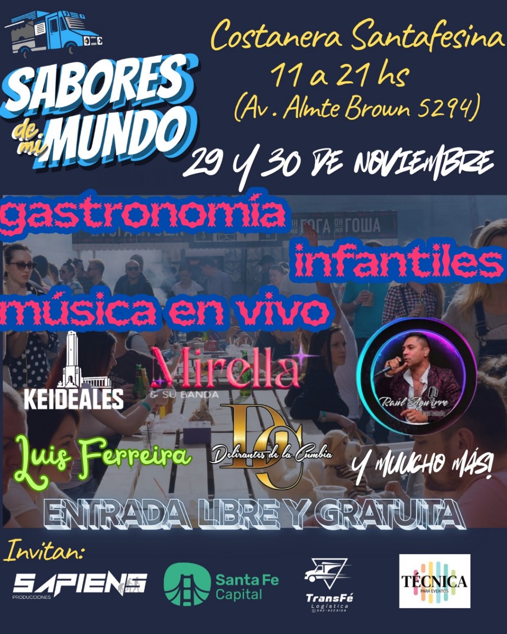 29 y 30/11 - Vuelve a Santa Fe “SABORES DE MI MUNDO” 