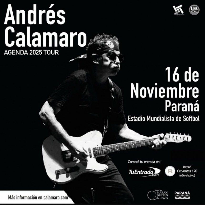 16/11 - Andr&eacute;s Calamaro en Paran&aacute;