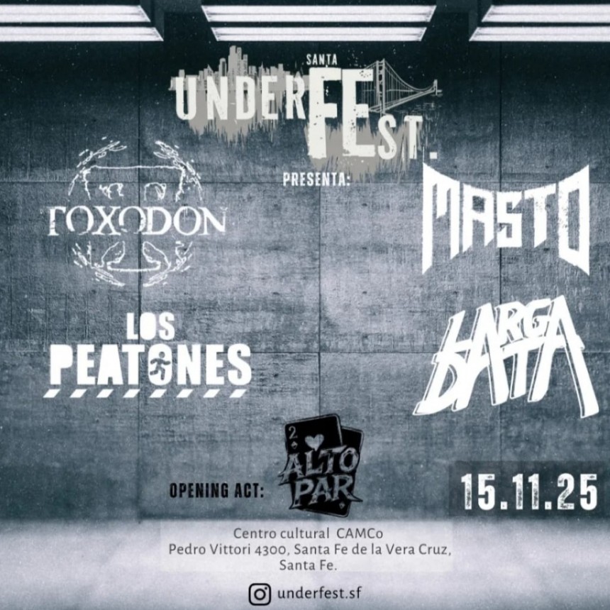 15/11 - UNDER FEST 2da edici&oacute;n