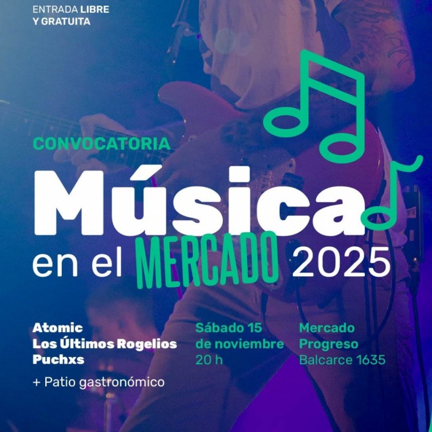 15/11 - Música en el Mercado Progreso