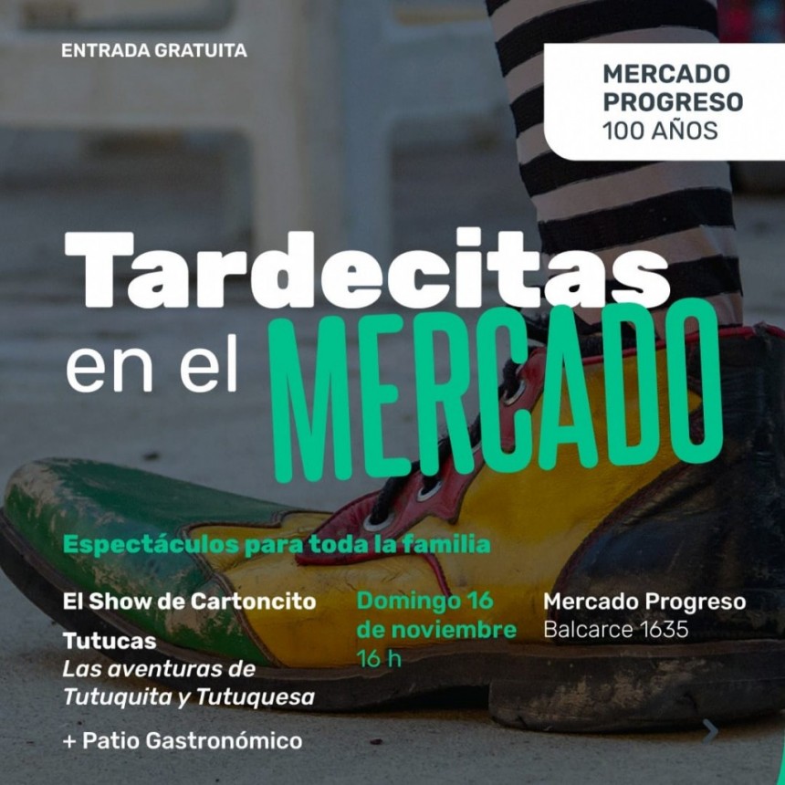 16/11 - Tardecitas en el Mercado