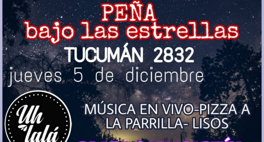 5/12 - Pe&ntilde;a bajo las estrellas