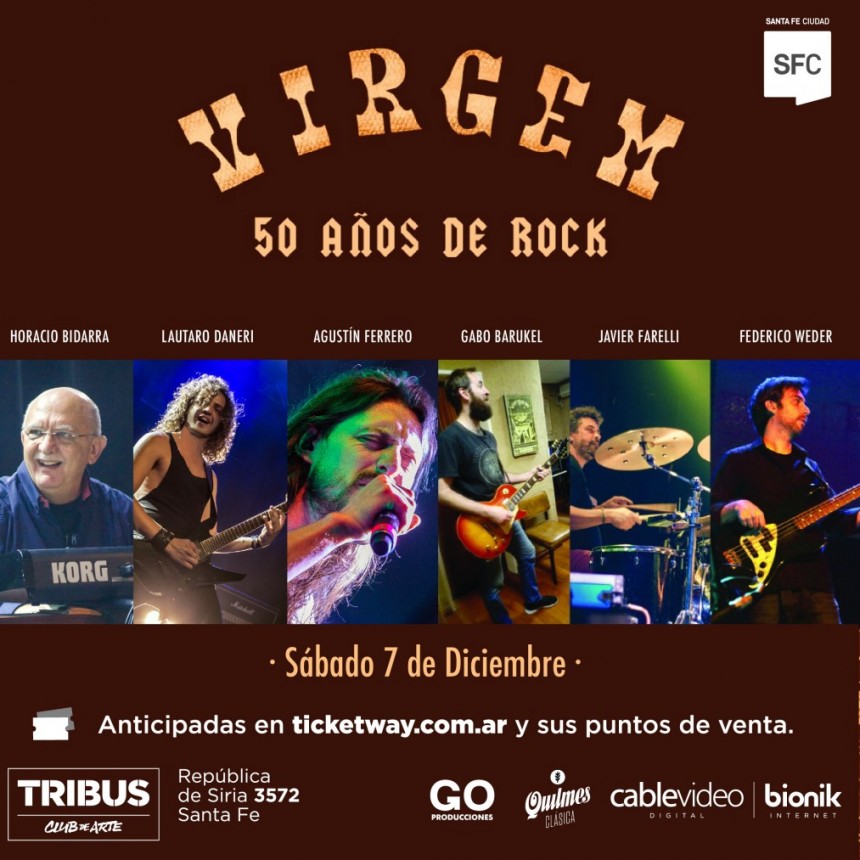 7/12 - Virgem - 50 a&ntilde;os de rock