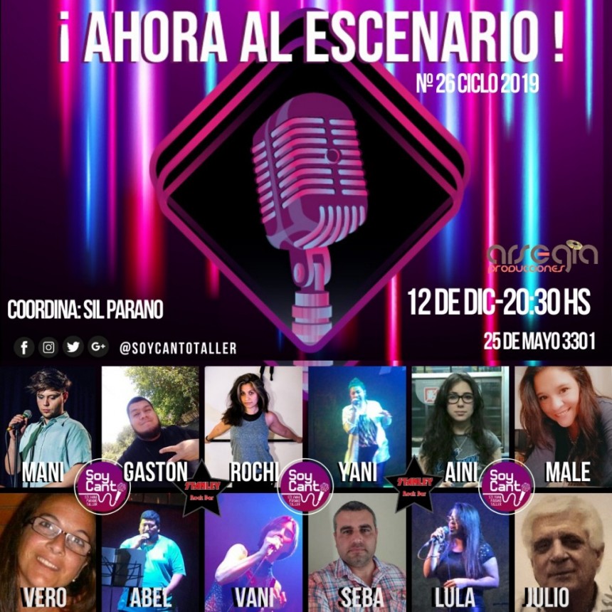 12/12 - AHORA AL ESCENARIO!!!!!!!!!!!!