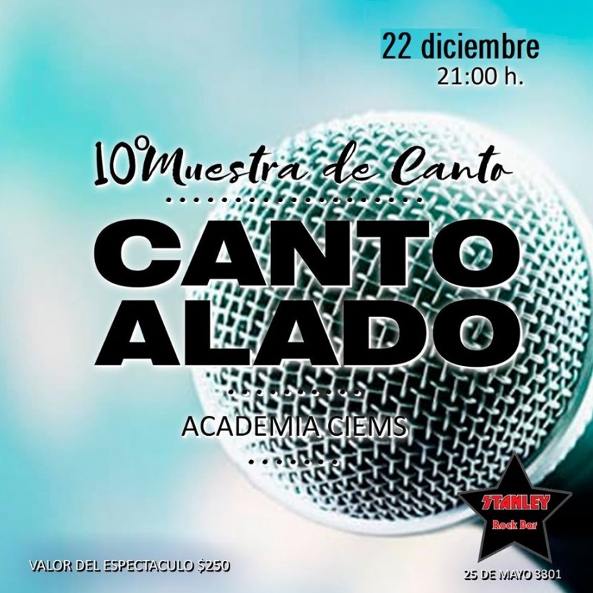 22/12 - Muestra de canto "CANTO ALADO"
