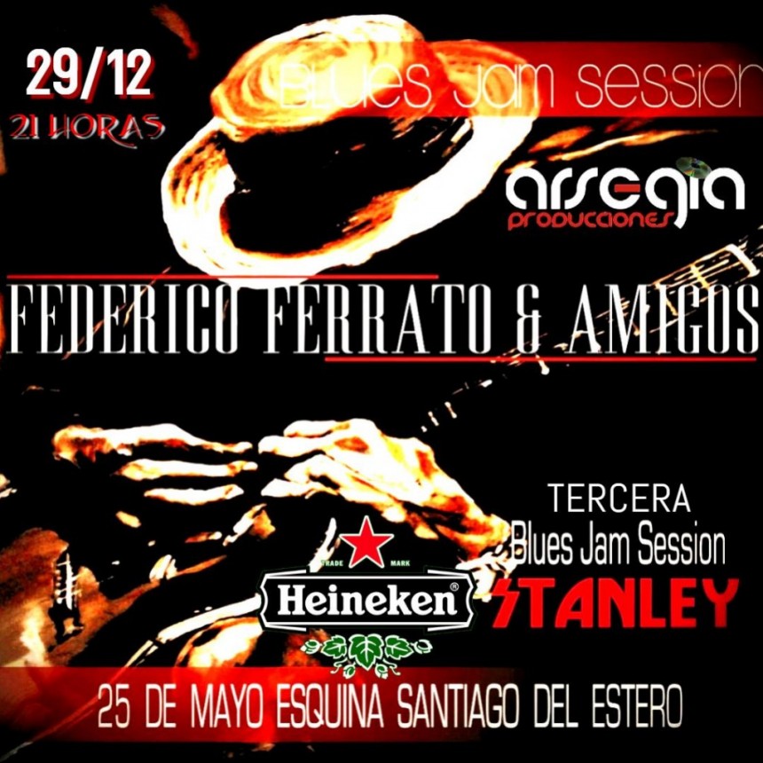 29/12 - JAM de blues de FEDERICO FERRATO & amigos