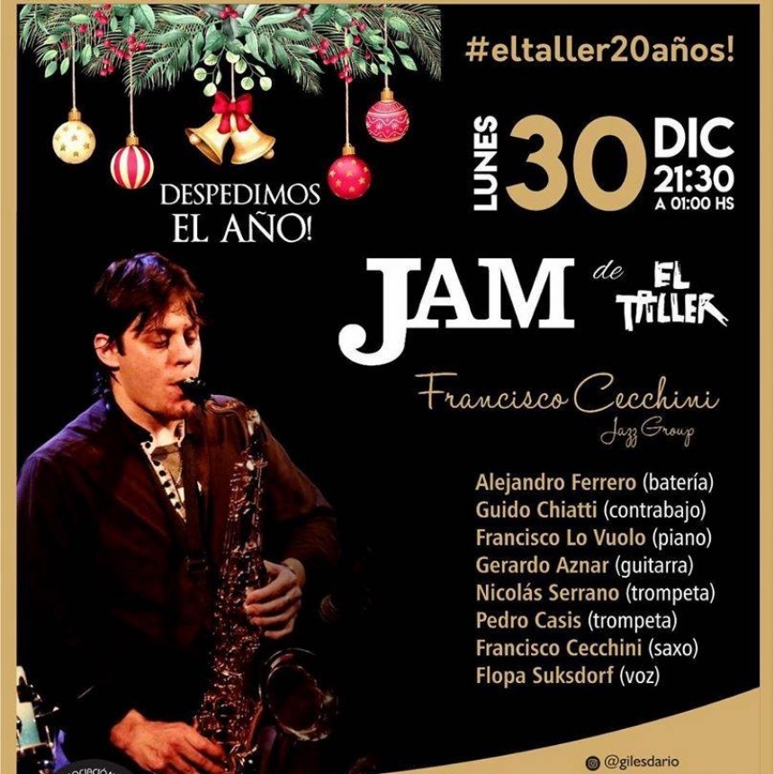 30/12 - Francisco Cecchini Jazz Group en El Taller