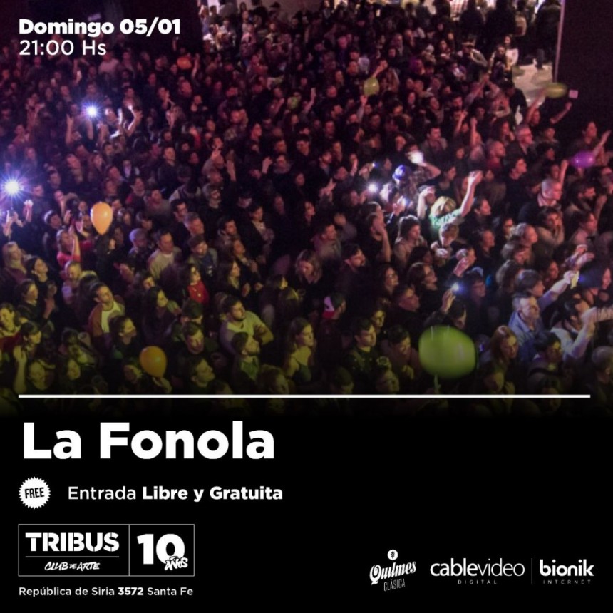5/1 - La Fonola en Tribus Club de Arte