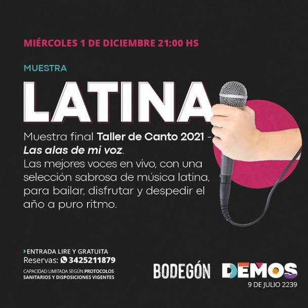 1/12 - Muestra Latina en Demos