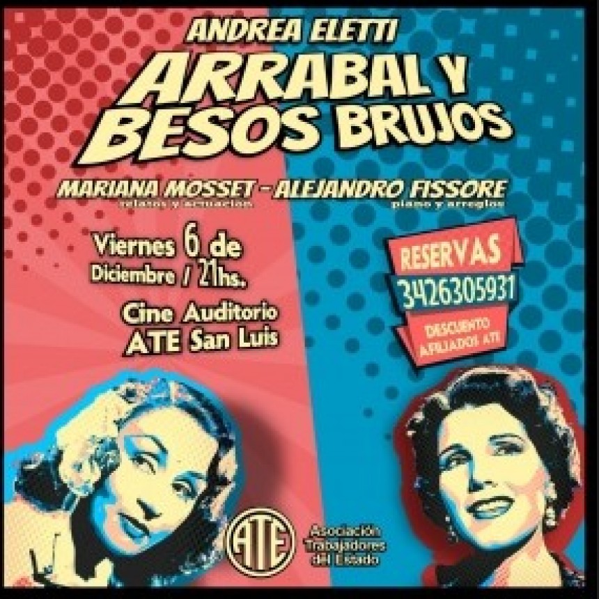 6/12 - Andrea Eletti: Arrabal & Besos Brujos