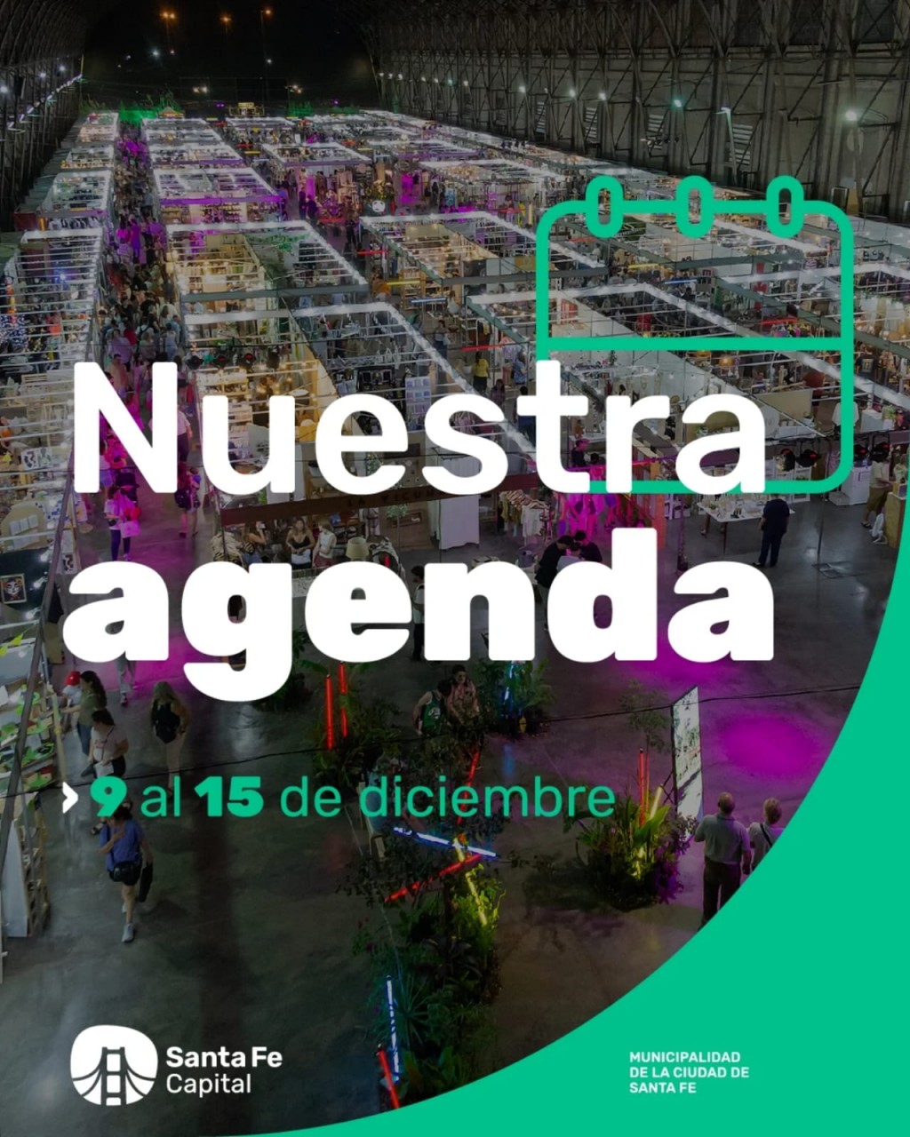 Agenda de la Secretaria de Cultura de la Ciudad de Santa Fe